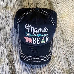 “Mama Bear” distressed hat